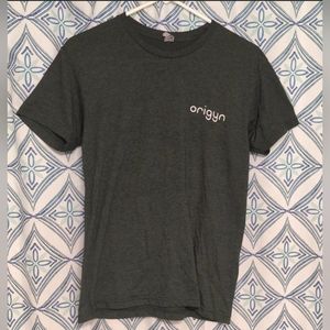 Size. Small dark green Origyn tee never worn. Perfect condition. Super cute